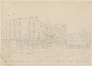 High Street Islington, from White Lion Street, to the Liverpool Road, 16 August 1843