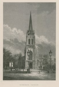 Highgate Church, London by English School