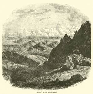 Hindu Kush Mountains by English School