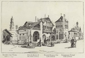 History of Human Dwellings at the Paris Exhibition by English School