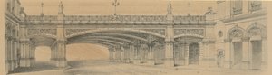 Holborn Viaduct by English School