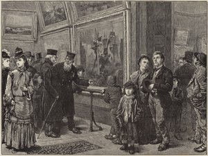 Holiday Folks at the National Gallery