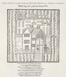 Hollands Leaguer, or Manor House, of Paris Garden, Southwark, London by English School