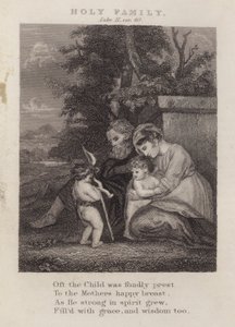 Holy Family, Luke II, ver 40