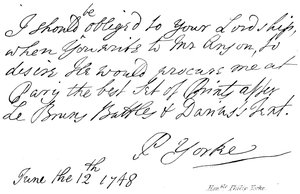 Honorable Philip Yorke by English School