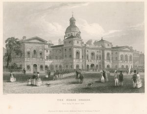 Horse Guards by English School