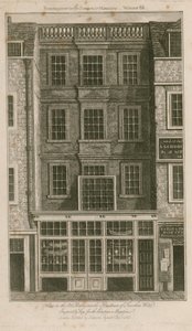 House in the Old Bailey once the residence of Jonathan Wild by English School