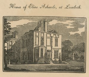 House of Elias Ashmole at Lambeth