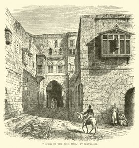 House of the Rich Man, at Jerusalem by English School