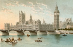 Houses of Parliament and Westminster Bridge