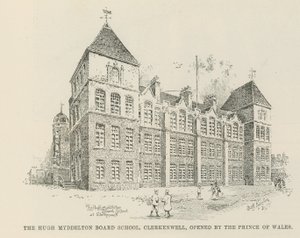 Hugh Myddelton Board School by English School