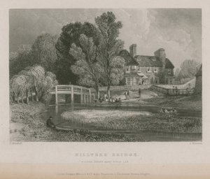 Hughes Ferry Boat Over the River Lea by English School