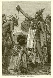 Human Sacrifice: Quetzalcoatl by English School