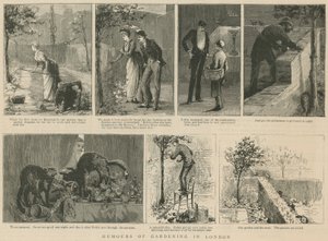 Humours of Gardening in London by English School