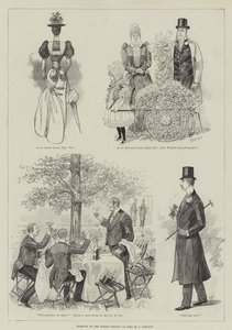 Humours of the London Season, as seen by a Parisian by English School