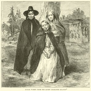 Hydah women from the Queen Charlotte Islands by English School