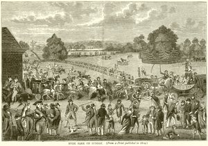 Hyde Park on Sunday by English School