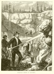 Hydraulic Mining in California by English School