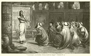 "I am Joseph, your brother, whom ye sold into Egypt", Genesis, xlv, 4 by English School