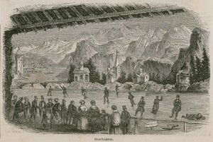 Ice-Rink, Baker Street Bazaar, King Street, Portman Square, London by English School