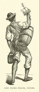 Iced water seller, Naples by English School