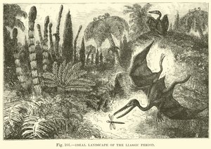 Ideal Landscape of the Liassic Period by English School