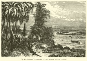 Ideal Landscape of the Lower Oolite Period by English School