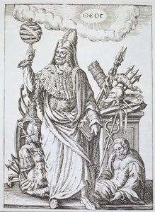 Ideal Figure of Hermes Trismegistus, Copy of Illustration from De Divinatione et Magicis Praestigiis by Jean-Jacques Boissard, 1605, published late 19th Century by English School