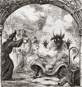 Illustration after George Cruikshank for the poem 