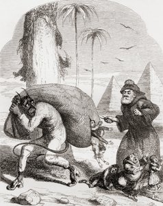 Illustration after George Cruikshank for the poem 