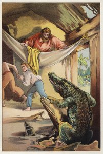 Illustration for Martin Rattler by Ballantyne: An Intruder