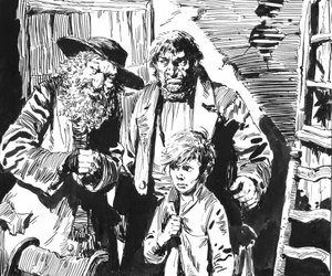 Illustration for Oliver Twist by Charles Dickens
