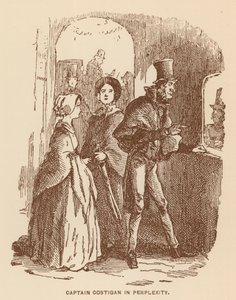 Illustration for The History of Pendennis by Thackeray by English School