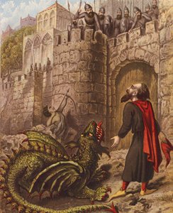 Illustration for The Holy War by John Bunyan by English School