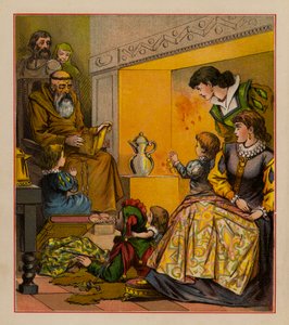 Illustration for The Merry Ballads of the Olden Time, c 1880 by English School