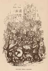 Illustration for The Newcomes by Thackeray by English School
