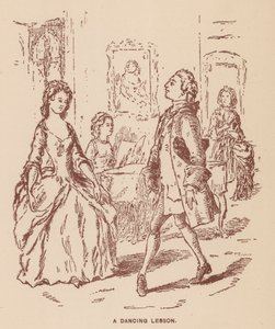 Illustration for The Virginians by Thackeray by English School