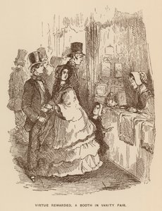 Illustration for Vanity Fair by Thackeray by English School