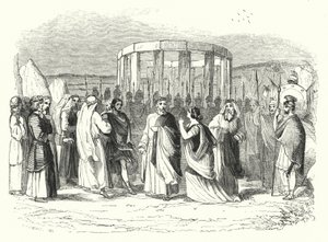 Illustration for the opera Norma, by Bellini by English School