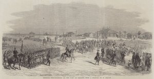 Imperial Head-Quarters at the Camp at Chalons by English School