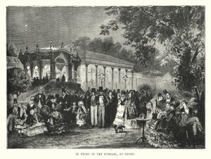 In front of the Kursaal, at Baden by English School