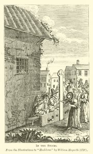 In the Stocks by English School