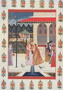 In the Palace of Harun Al-Rashid by English School