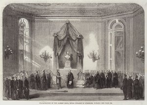 Inauguration of the Albert Hall, Royal College of Surgeons, Dublin by English School