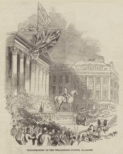 Inauguration of the Wellington Statue, Glasgow