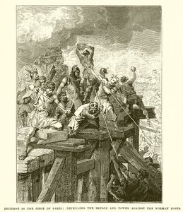 Incident in the Siege of Paris: Defending the Bridge and Tower Against the Norman Hosts