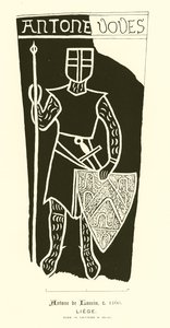 Incised Slab (engraving) by English School