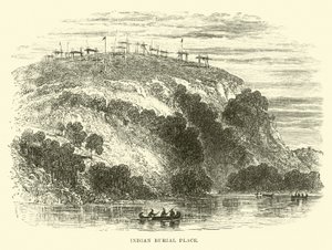 Indian Burial Place by English School