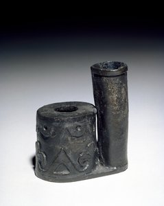 Inkwell with pen-holder