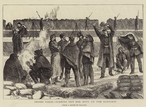 Inside Paris, turning out for Duty on the Ramparts